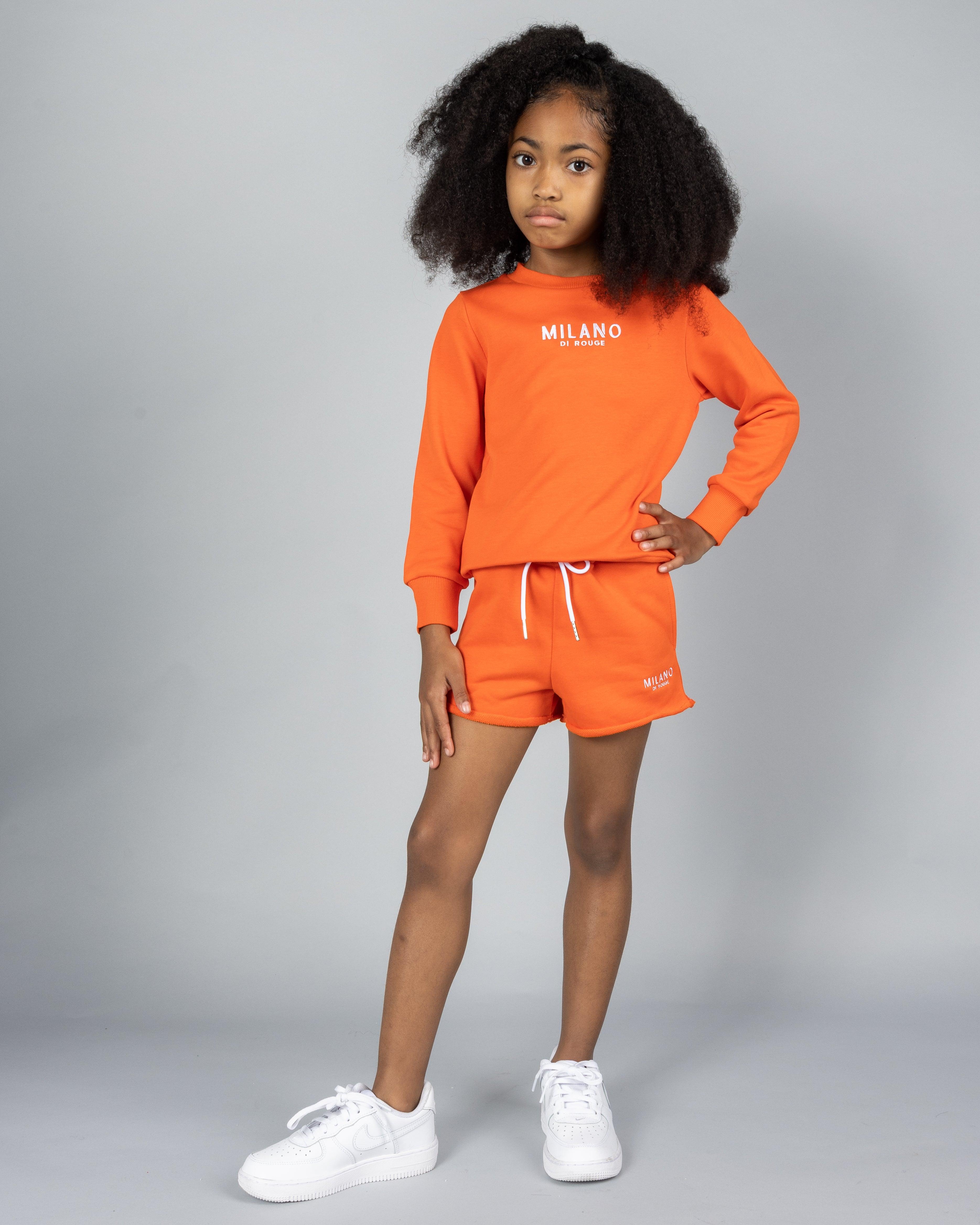 Kids Girl Summer Signature Fleece Shorts - Image 10