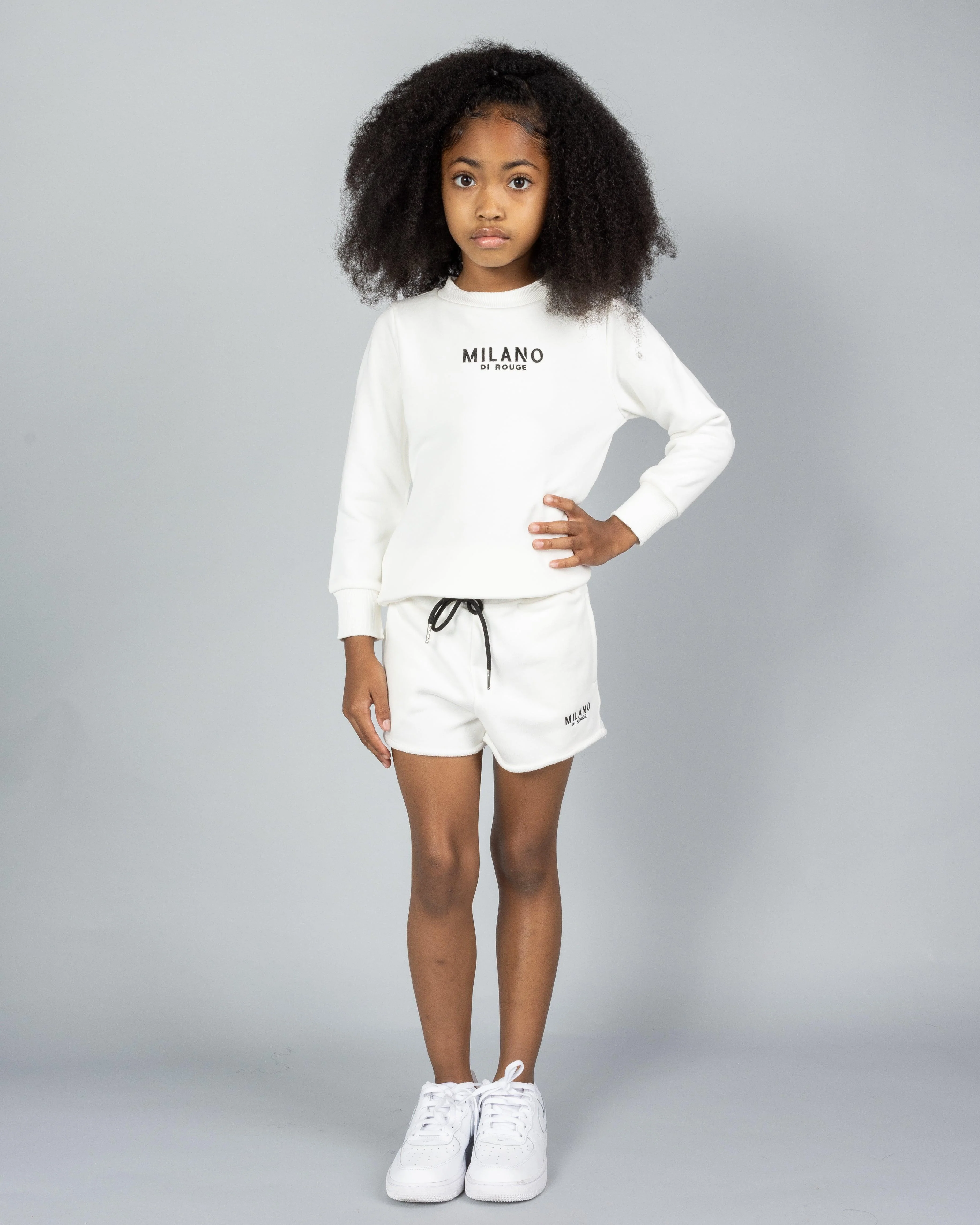 Kids Girl Summer Signature Fleece Shorts - Image 12
