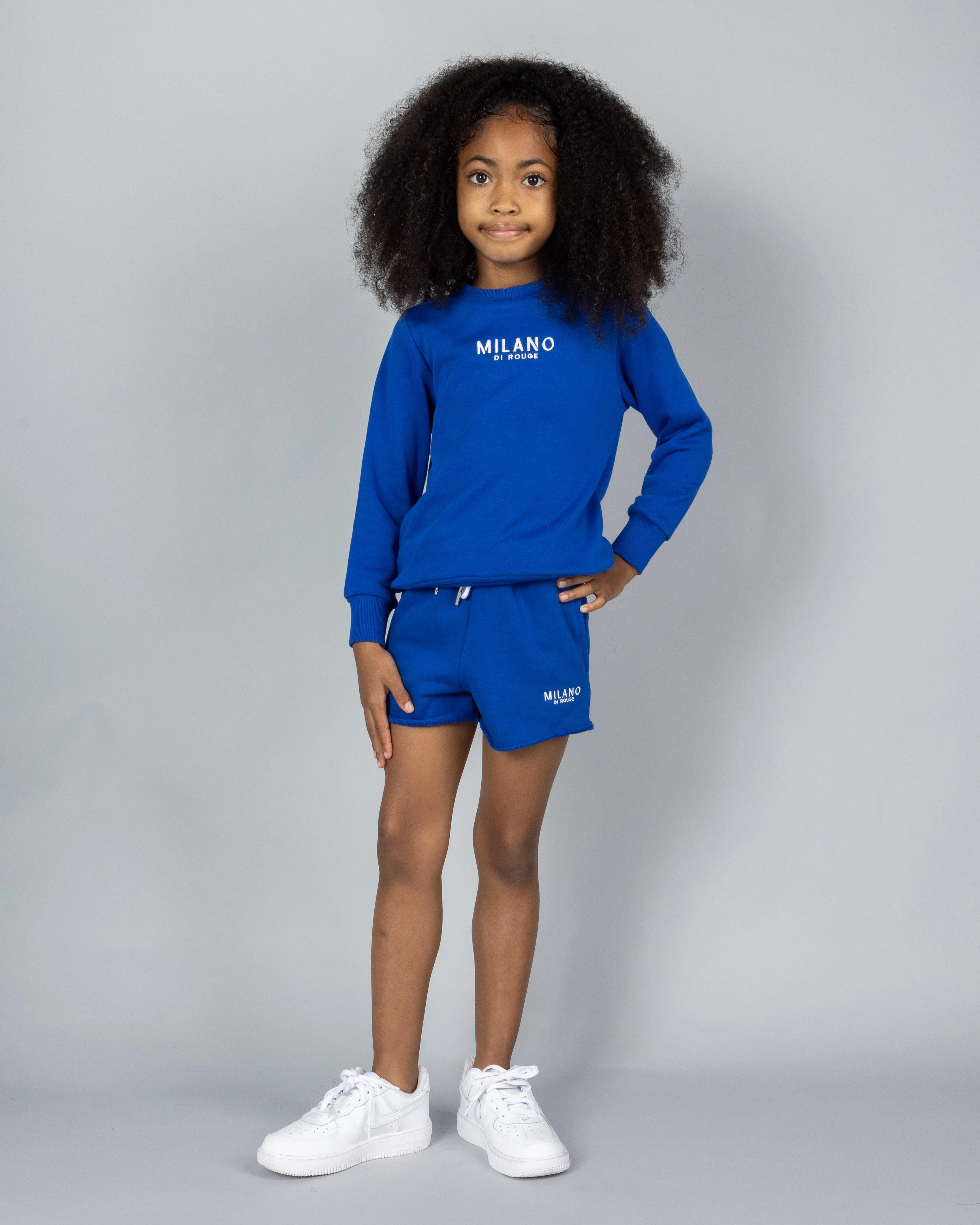 Kids Girl Summer Signature Fleece Shorts - Image 17