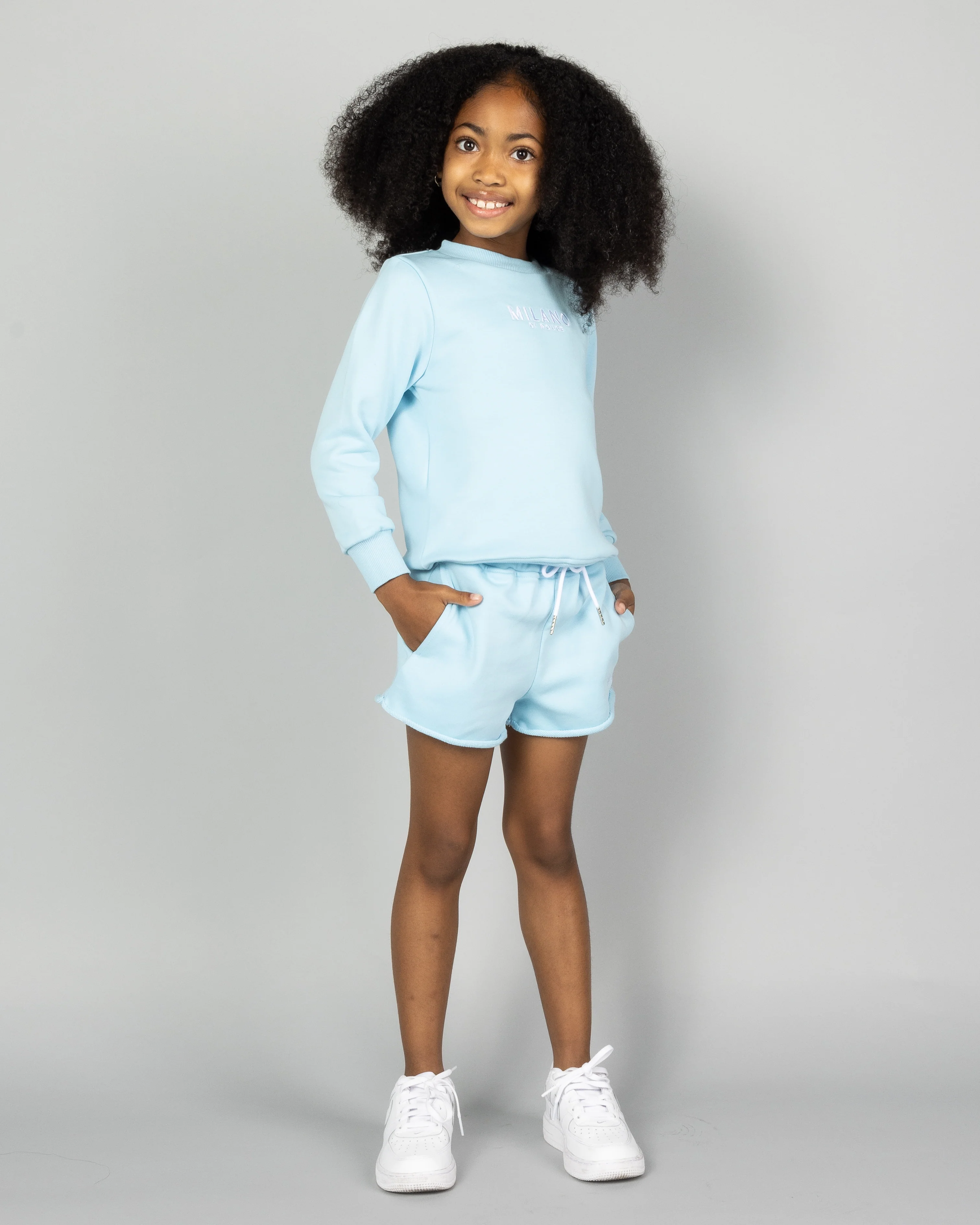 Kids Girl Summer Signature Fleece Shorts - Image 20