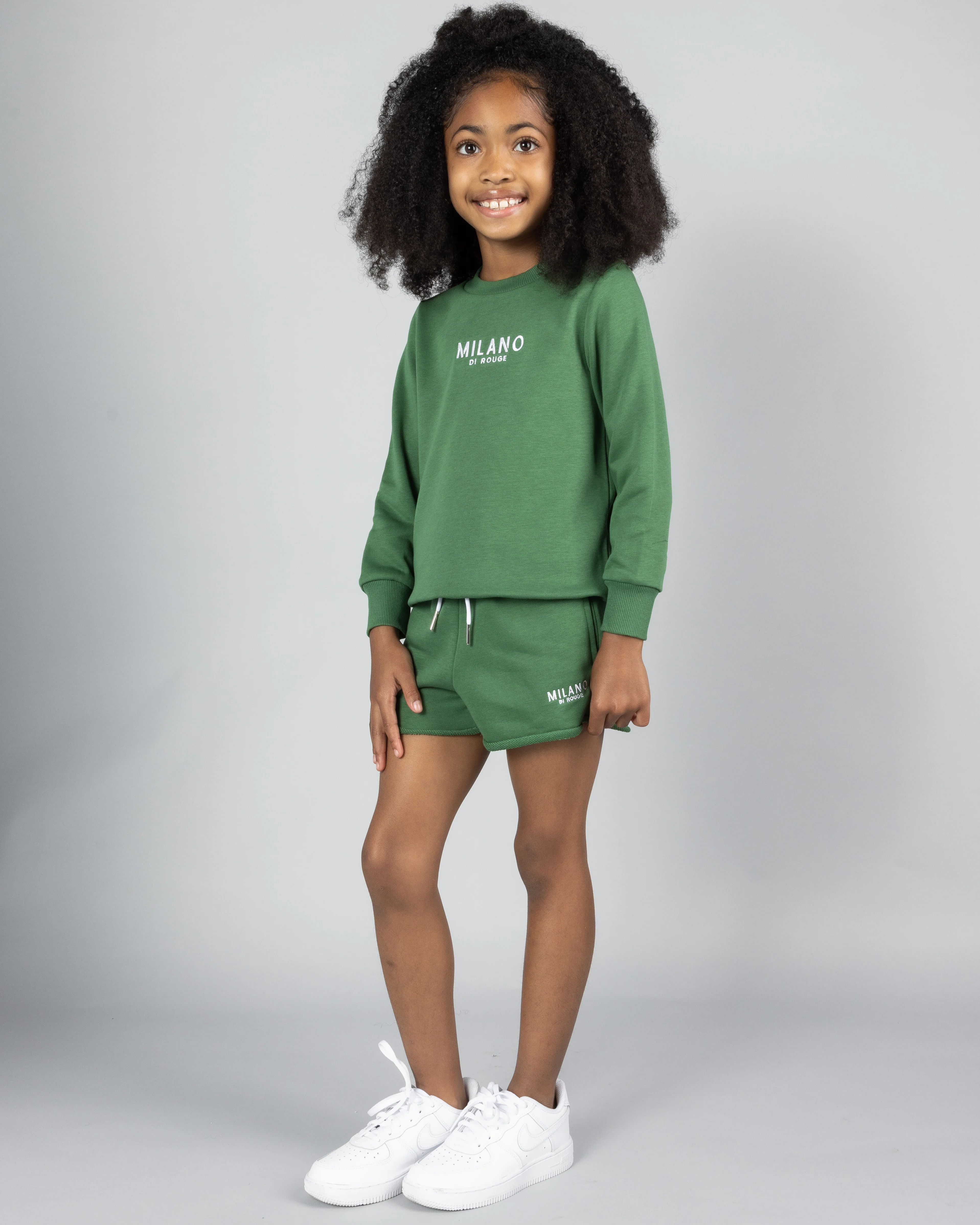 Kids Girl Summer Signature Fleece Shorts - Image 26