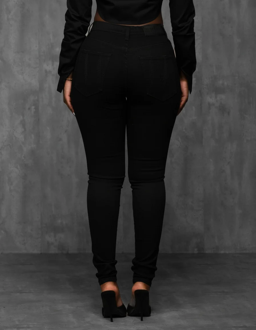 Heather Denim Jeans - Image 7