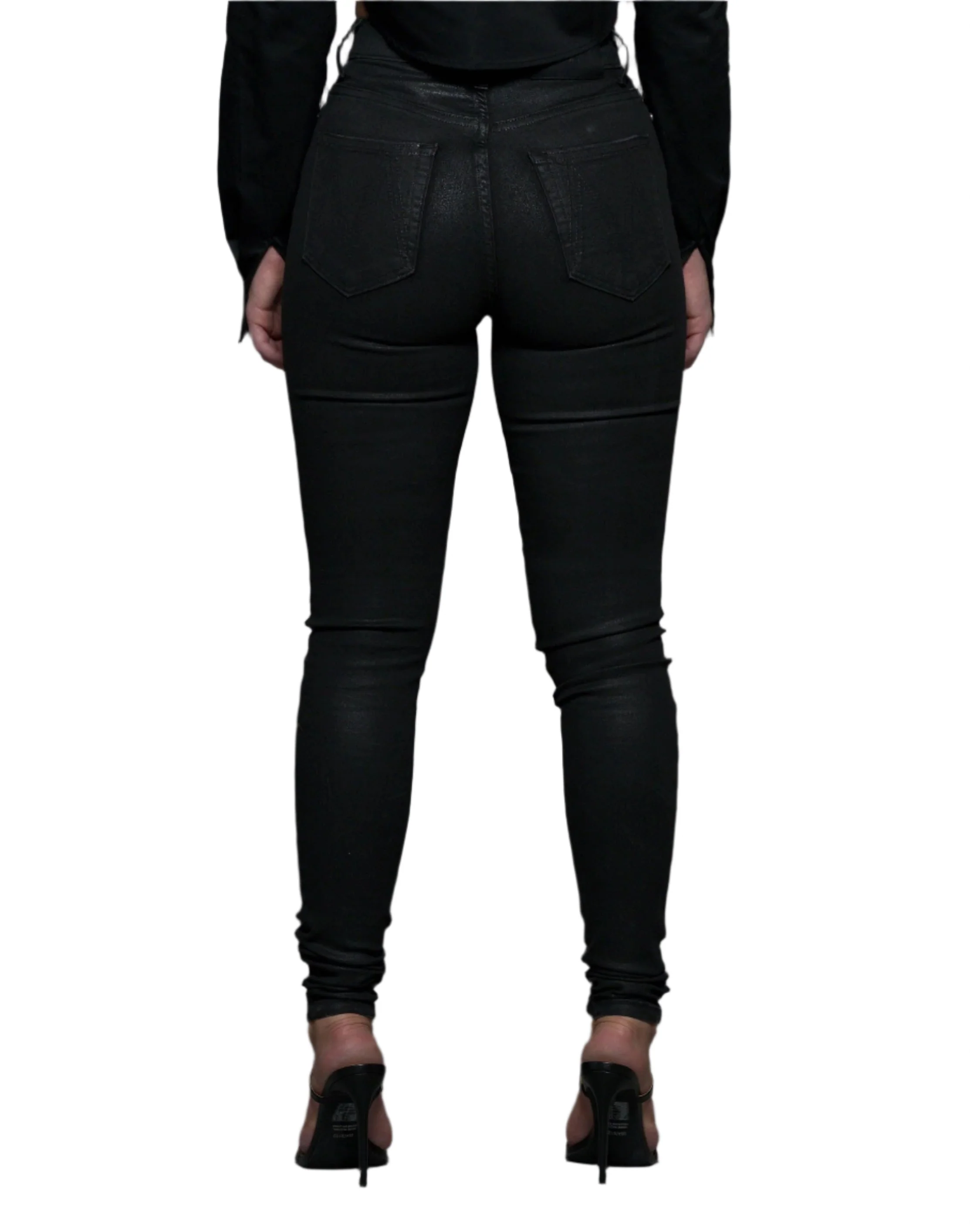 Heather Waxed Denim Jeans - Image 5