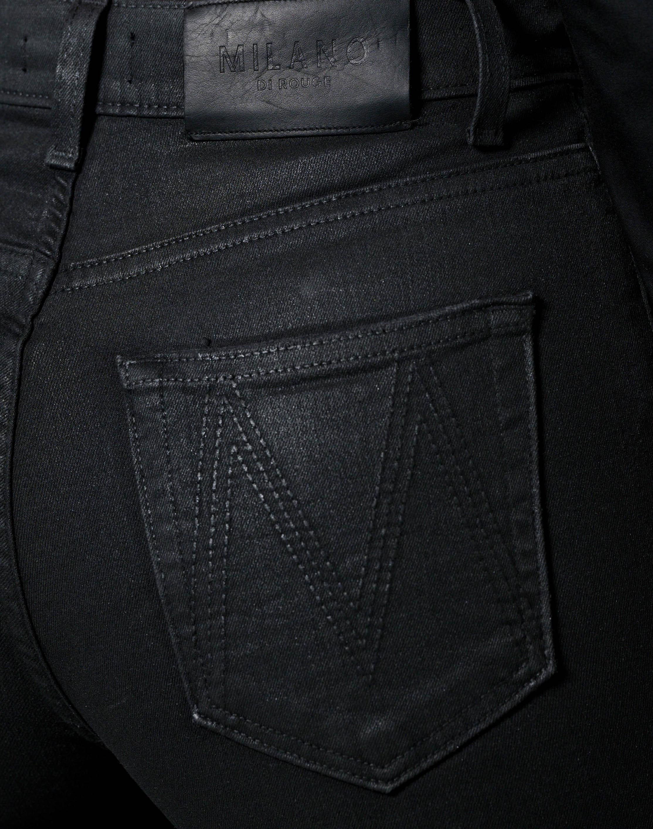 Heather Waxed Denim Jeans - Image 6