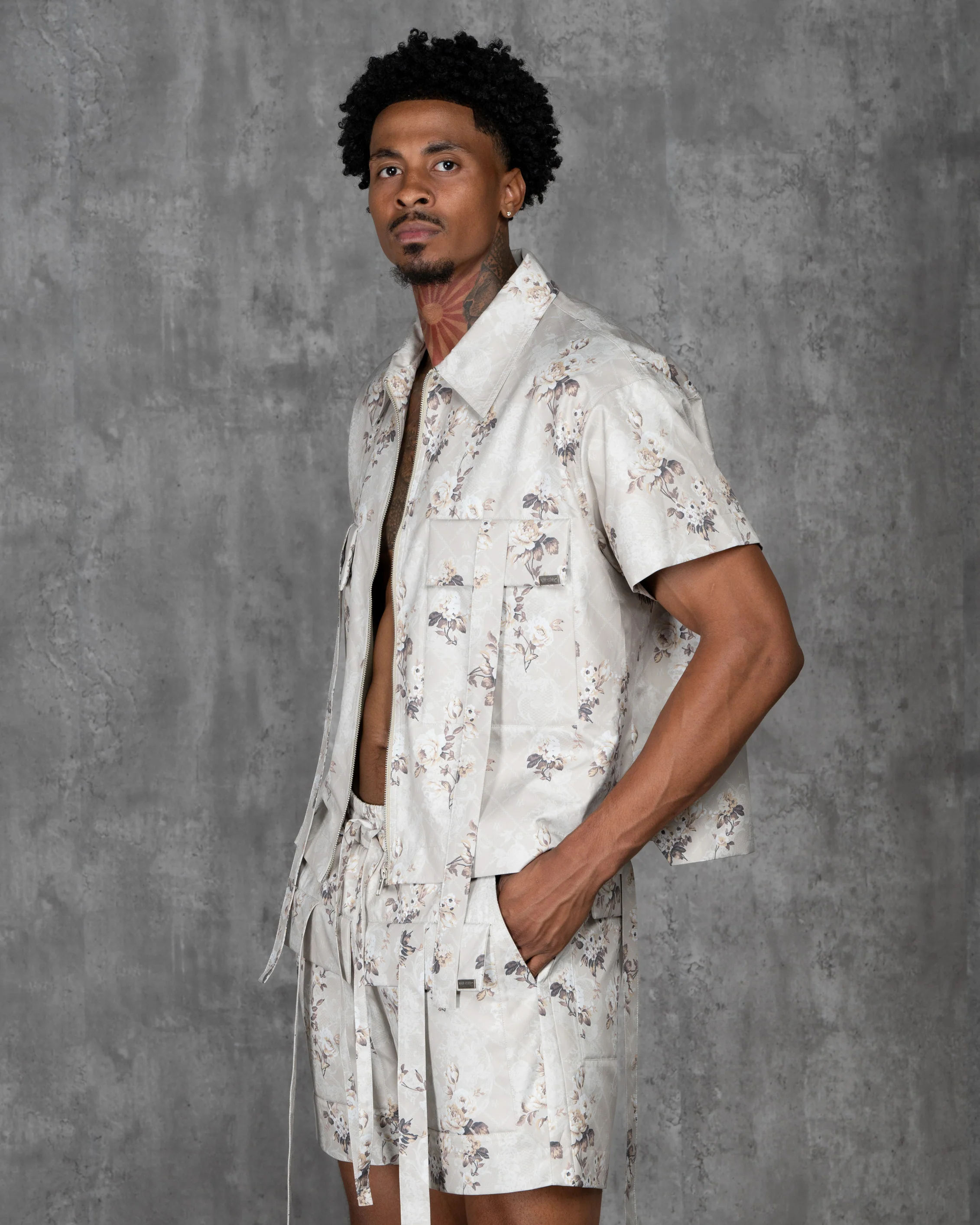 Jacquard Telli Short Sleeve Windbreaker - Image 3