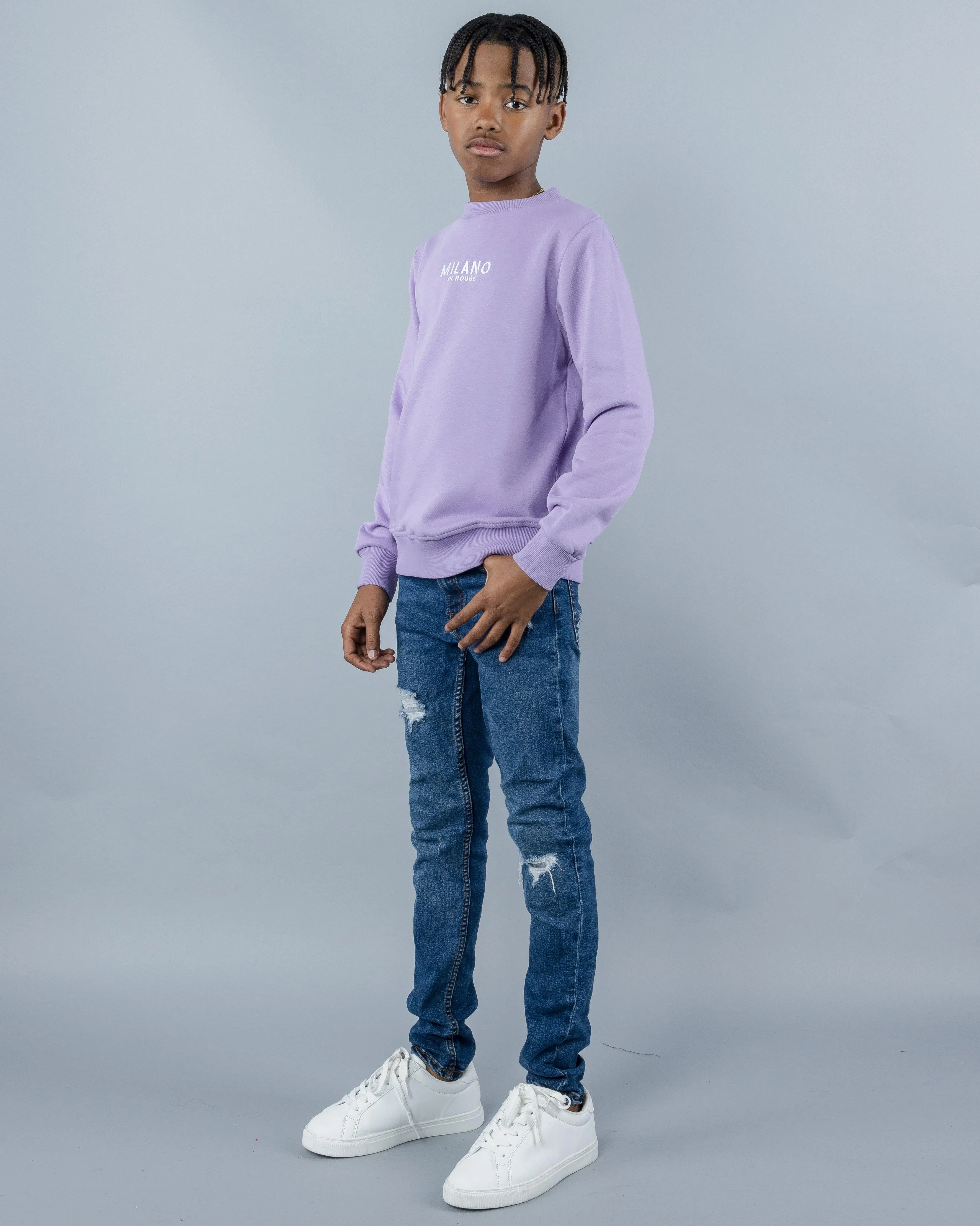 Kids Summer Signature Fleece Sweatshirt (Limited Edition Colors) - Image 7