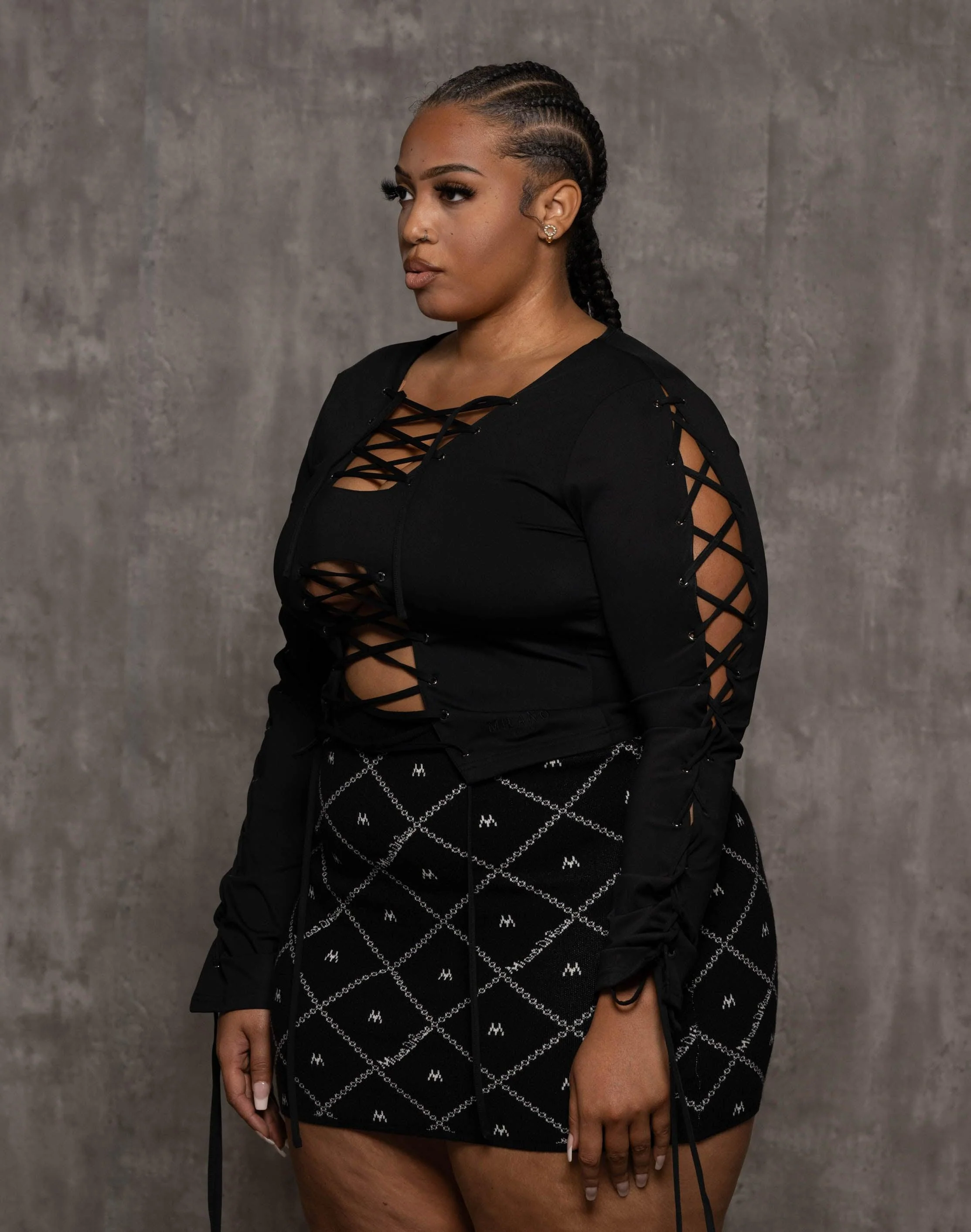 Leya Lace Up Top - Image 11