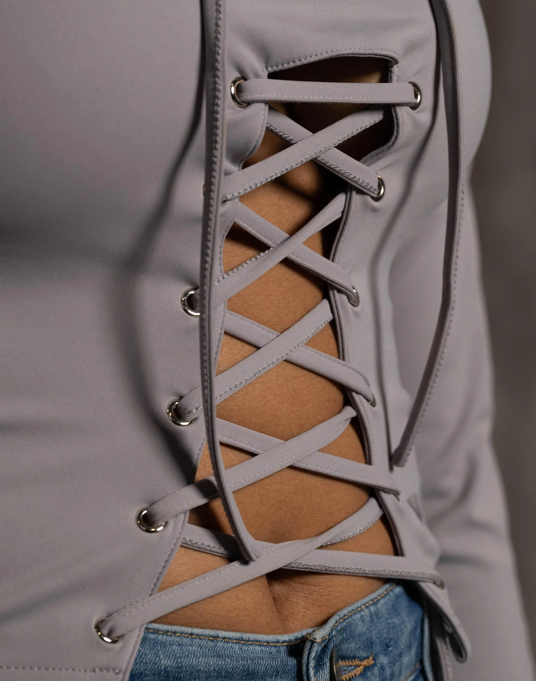 Leya Lace Up Top - Image 21