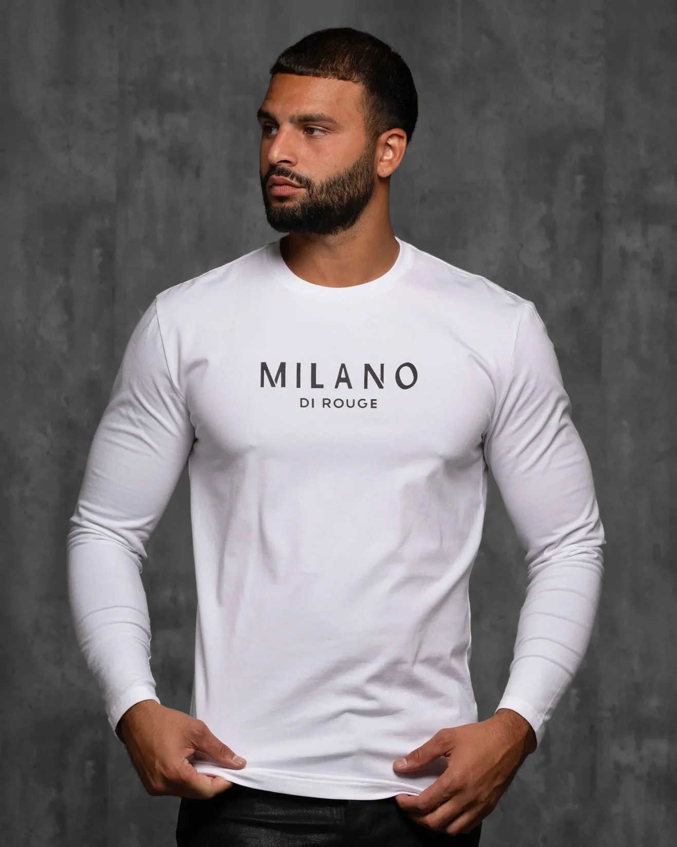 Men's Long Sleeve Lux Signature Tee - Image 3