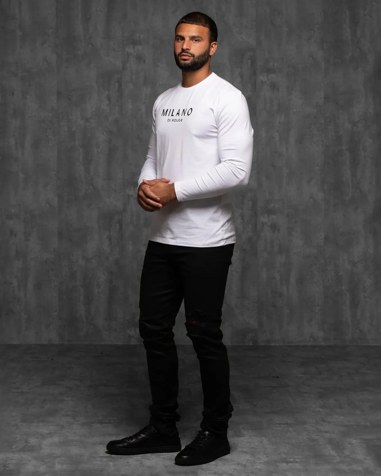 Men's Long Sleeve Lux Signature Tee - Image 4