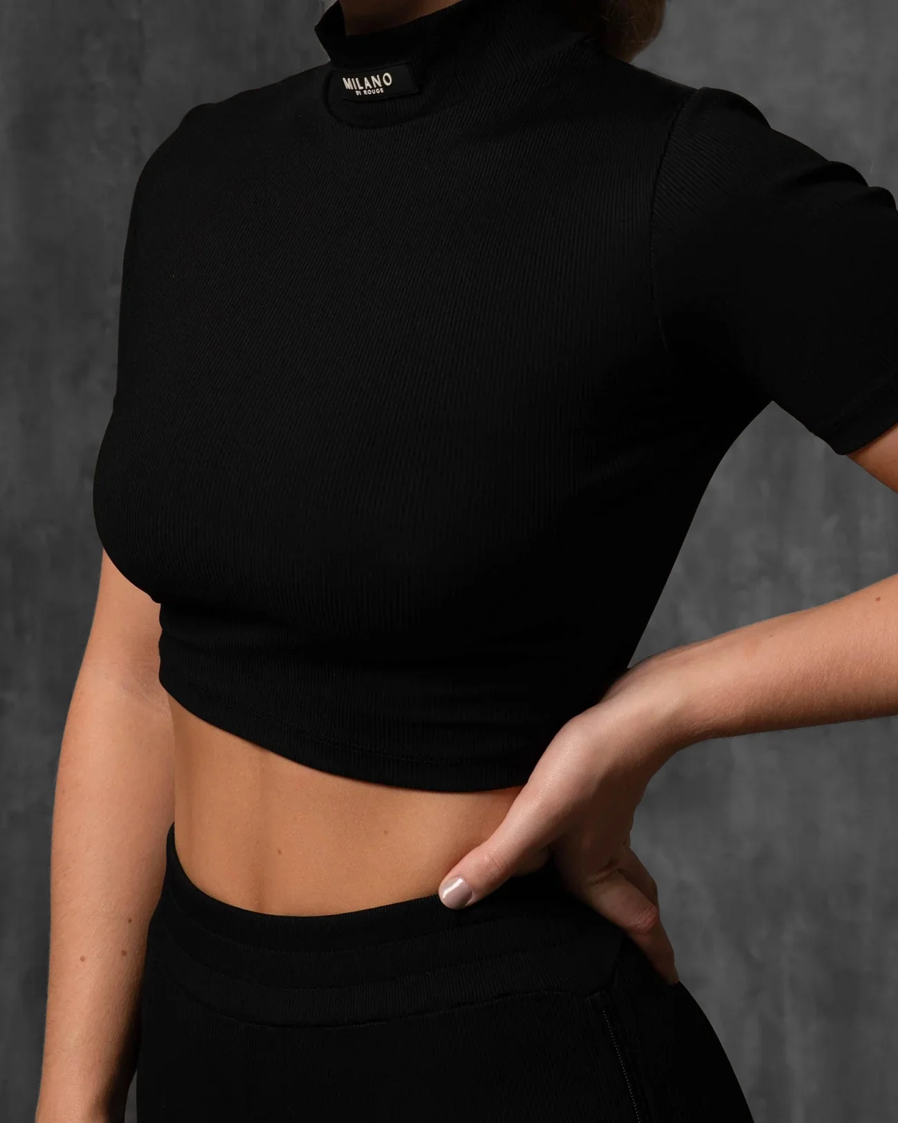 Ribbed Reina Crop - Image 2