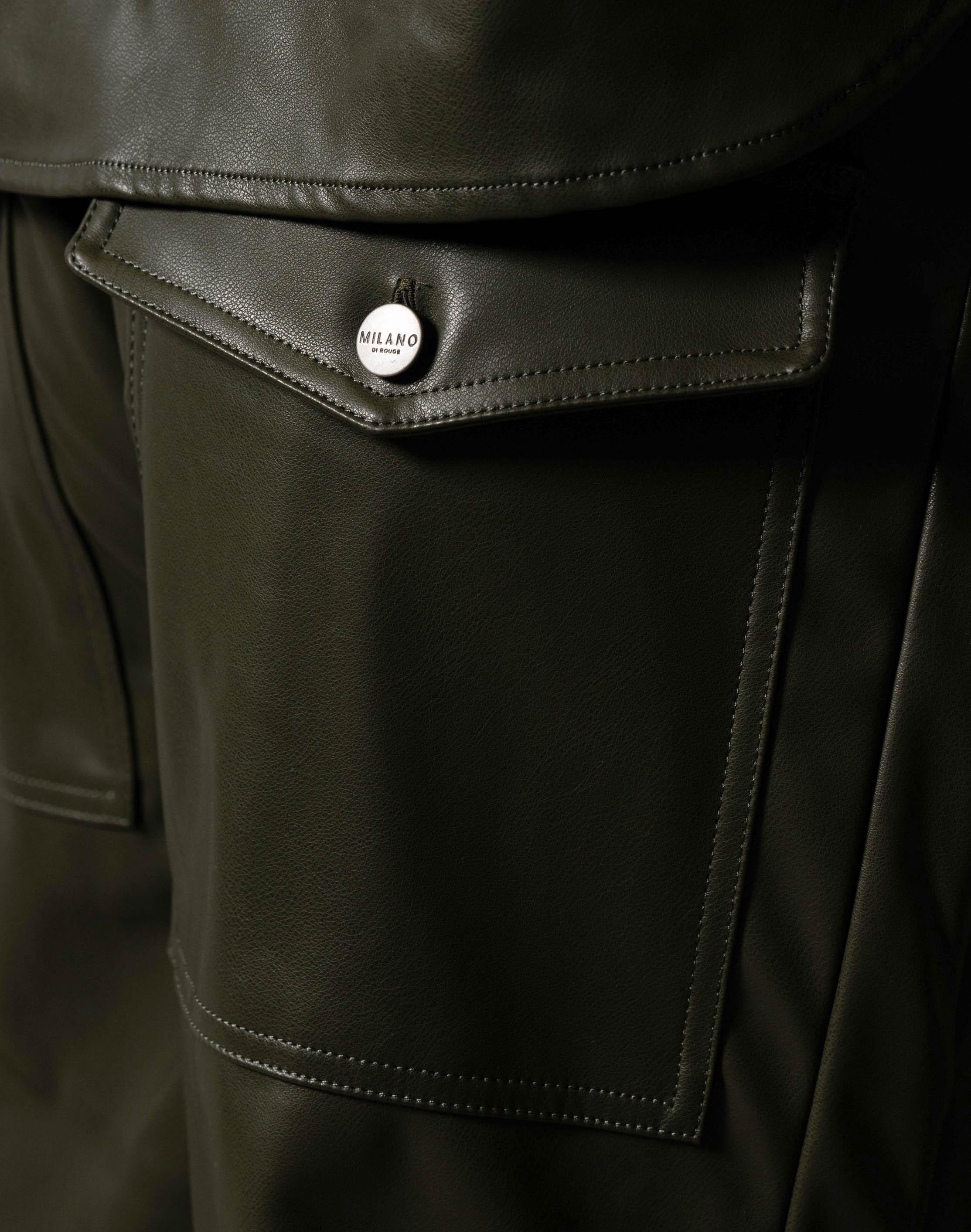 Vegan Leather Alexander Ruched Pant - Image 8