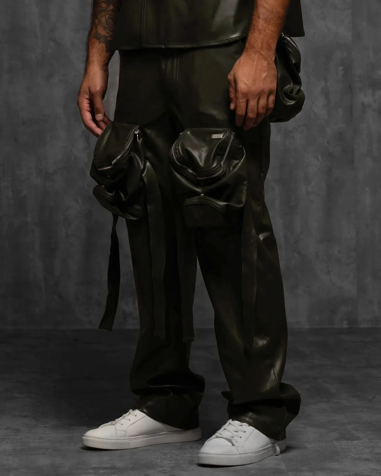 Vegan Leather Philly Pocket Cargo Pant - Image 3