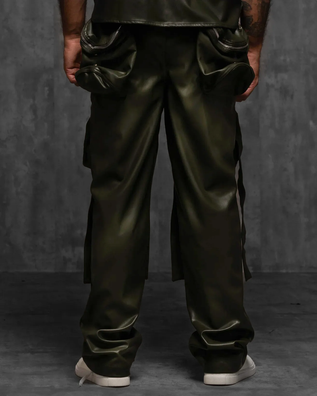Vegan Leather Philly Pocket Cargo Pant - Image 5
