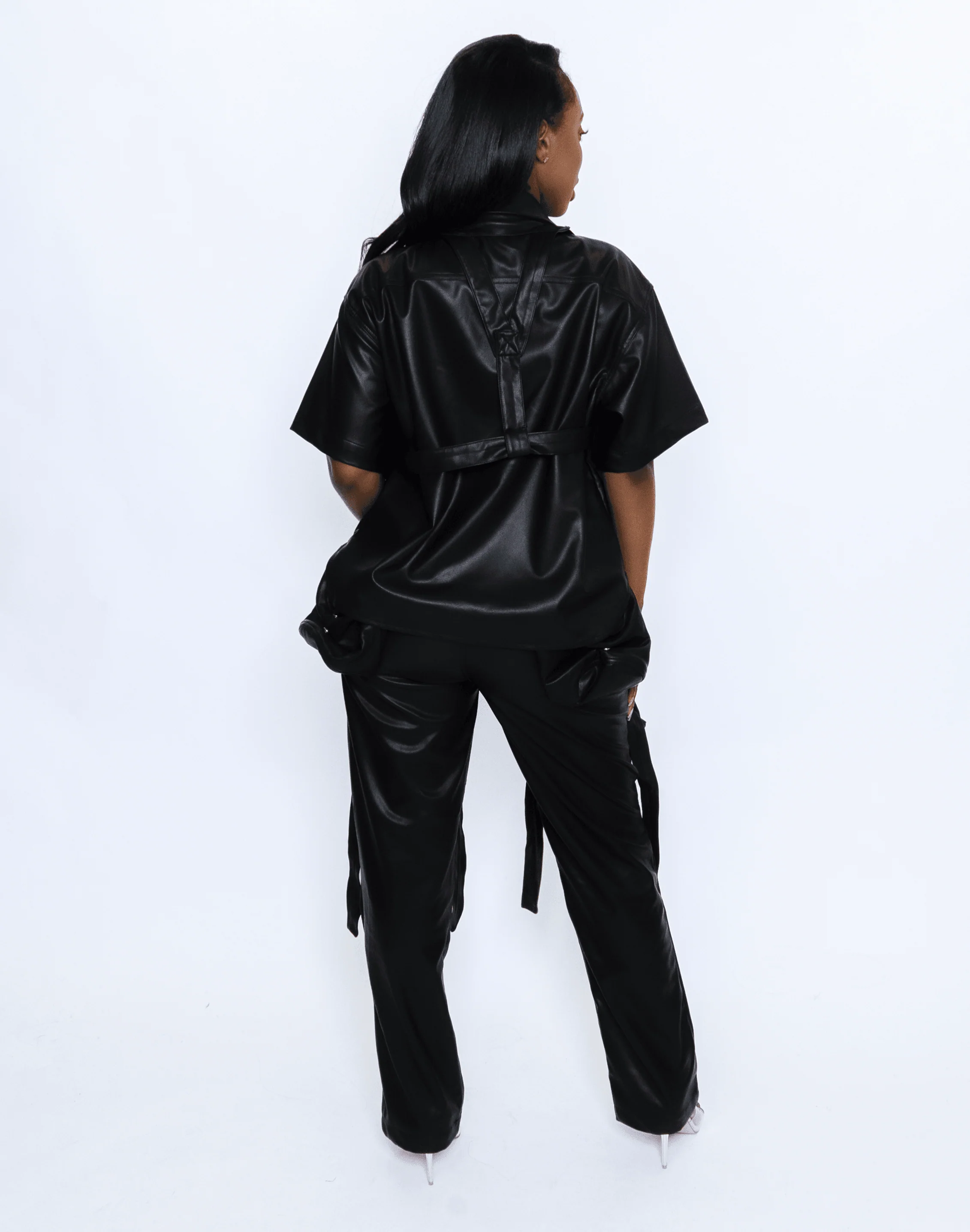 Vegan Leather Philly Cargo Shirt - Image 5